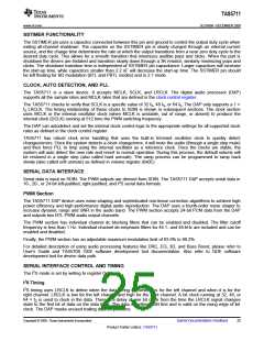 浏览型号TAS5711的Datasheet PDF文件第25页