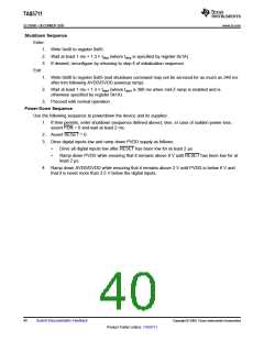 浏览型号TAS5711的Datasheet PDF文件第40页
