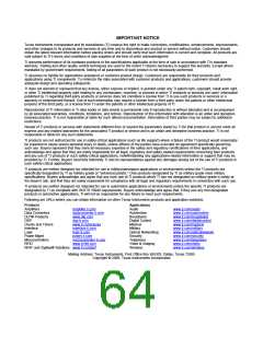 浏览型号TAS5711的Datasheet PDF文件第64页