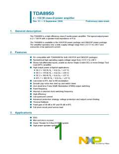 浏览型号TDA8950的Datasheet PDF文件第1页
