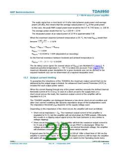 浏览型号TDA8950的Datasheet PDF文件第20页