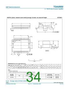 浏览型号TDA8950的Datasheet PDF文件第34页