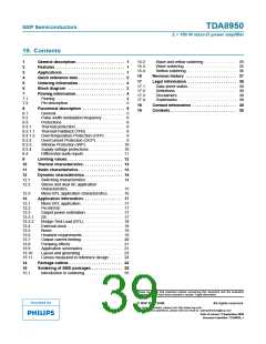 浏览型号TDA8950的Datasheet PDF文件第39页