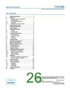 浏览型号TJA1055的Datasheet PDF文件第26页