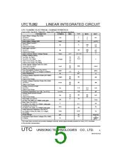 浏览型号TL082的Datasheet PDF文件第5页