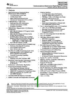 浏览型号TMS320TCI6487的Datasheet PDF文件第1页