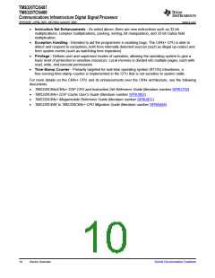 浏览型号TMS320TCI6487的Datasheet PDF文件第10页
