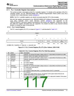浏览型号TMS320TCI6487的Datasheet PDF文件第117页