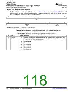 浏览型号TMS320TCI6487的Datasheet PDF文件第118页
