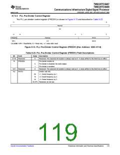 浏览型号TMS320TCI6487的Datasheet PDF文件第119页