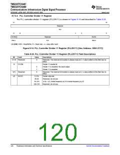 浏览型号TMS320TCI6487的Datasheet PDF文件第120页