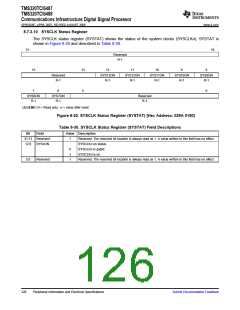 浏览型号TMS320TCI6487的Datasheet PDF文件第126页