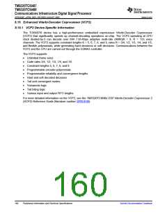 浏览型号TMS320TCI6487的Datasheet PDF文件第160页