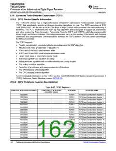 浏览型号TMS320TCI6487的Datasheet PDF文件第162页