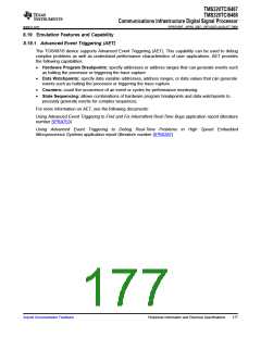 浏览型号TMS320TCI6487的Datasheet PDF文件第177页