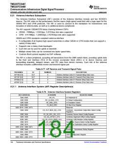 浏览型号TMS320TCI6487的Datasheet PDF文件第184页