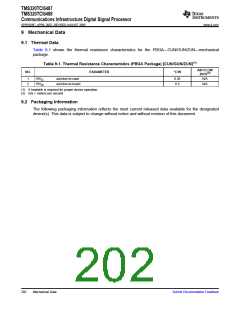 浏览型号TMS320TCI6487的Datasheet PDF文件第202页