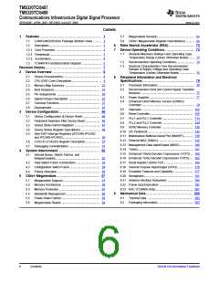 浏览型号TMS320TCI6487的Datasheet PDF文件第6页