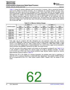 浏览型号TMS320TCI6487的Datasheet PDF文件第62页