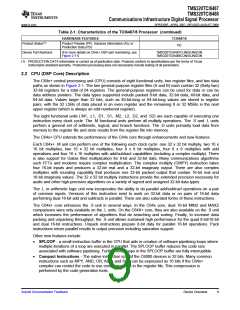 浏览型号TMS320TCI6487的Datasheet PDF文件第9页