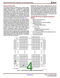 浏览型号XC2S200E-6FTG256I的Datasheet PDF文件第4页