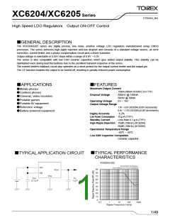 浏览型号XC6204的Datasheet PDF文件第1页
