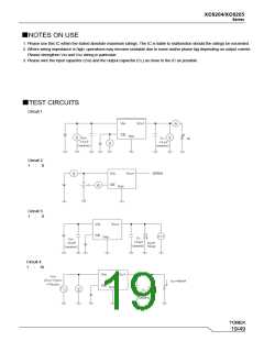 浏览型号XC6204的Datasheet PDF文件第19页