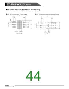 浏览型号XC6204的Datasheet PDF文件第44页