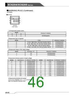 浏览型号XC6204的Datasheet PDF文件第46页