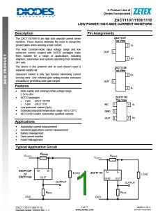 浏览型号ZXCT1109的Datasheet PDF文件第1页