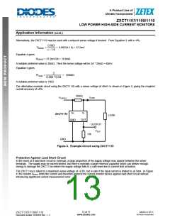 浏览型号ZXCT1109的Datasheet PDF文件第13页