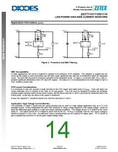 浏览型号ZXCT1109的Datasheet PDF文件第14页