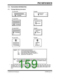 浏览型号16F819的Datasheet PDF文件第159页