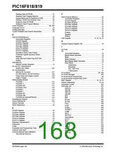 浏览型号16F819的Datasheet PDF文件第168页