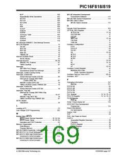 浏览型号16F819的Datasheet PDF文件第169页