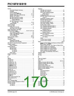 浏览型号16F819的Datasheet PDF文件第170页
