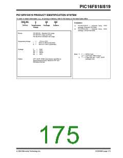 浏览型号16F819的Datasheet PDF文件第175页