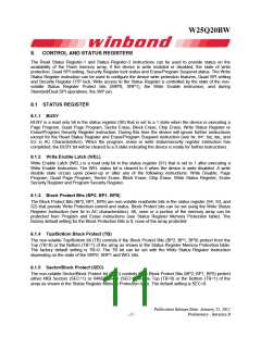 浏览型号W25Q20BWZPIG的Datasheet PDF文件第11页