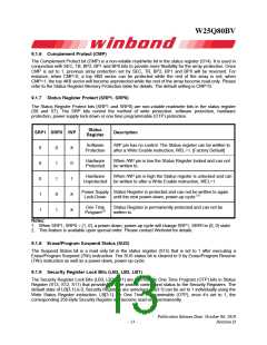 浏览型号W25Q80BV的Datasheet PDF文件第13页
