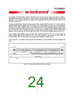 浏览型号W25Q80BV的Datasheet PDF文件第24页