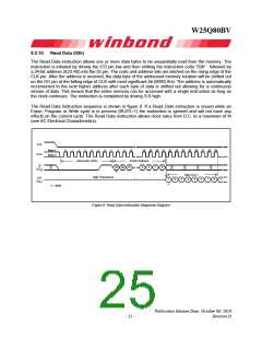浏览型号W25Q80BV的Datasheet PDF文件第25页
