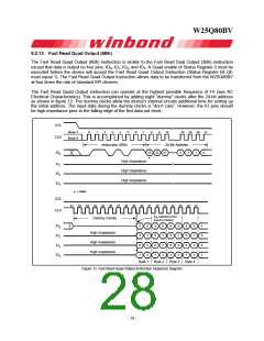 浏览型号W25Q80BV的Datasheet PDF文件第28页