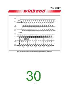 浏览型号W25Q80BV的Datasheet PDF文件第30页
