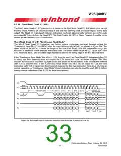 浏览型号W25Q80BV的Datasheet PDF文件第33页