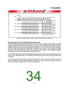 浏览型号W25Q80BV的Datasheet PDF文件第34页