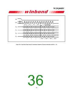 浏览型号W25Q80BV的Datasheet PDF文件第36页