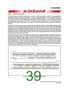 浏览型号W25Q80BV的Datasheet PDF文件第39页