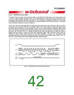 浏览型号W25Q80BV的Datasheet PDF文件第42页