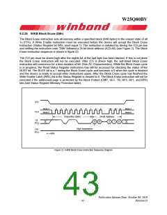 浏览型号W25Q80BV的Datasheet PDF文件第43页