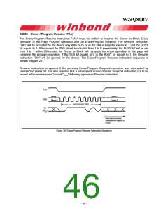 浏览型号W25Q80BV的Datasheet PDF文件第46页